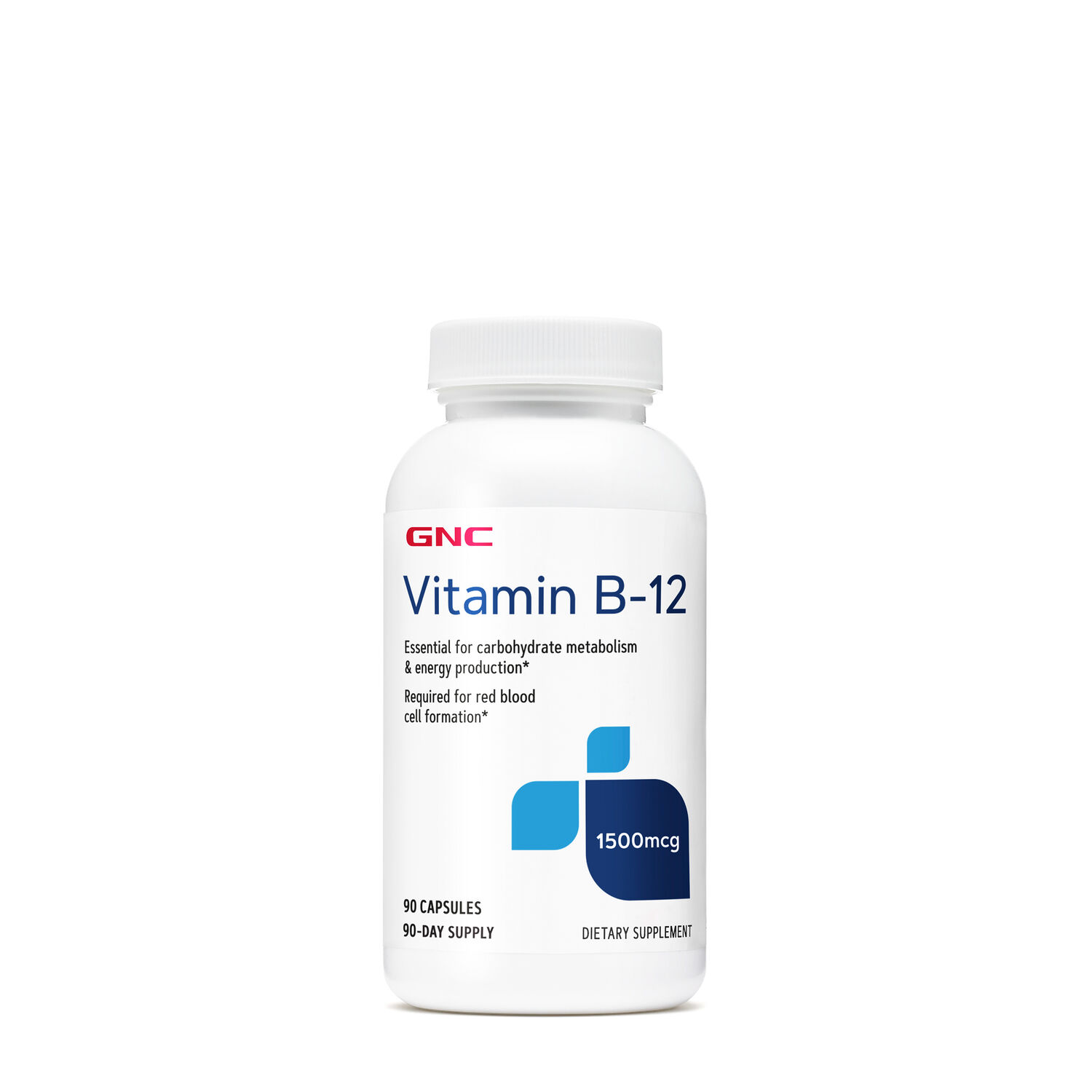 Gnc Vitamin B-12 1500Mcg 90Cap USA 